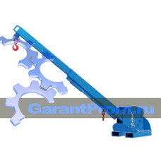 Кран-балка телескопическая угловая (крепление на вилы погрузчика) СТУ-30/2,0/3,5