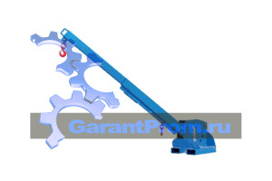 Кран-балка телескопическая угловая (крепление на вилы погрузчика) СТУ-30/2,0/3,5